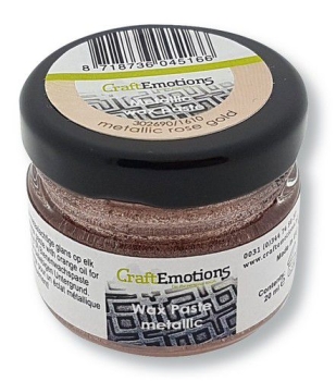 CraftEmotions Wax Paste metallic rose gold 20ml