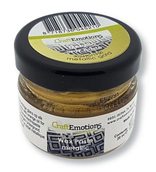 CraftEmotions Wax Paste metallic gold 20ml