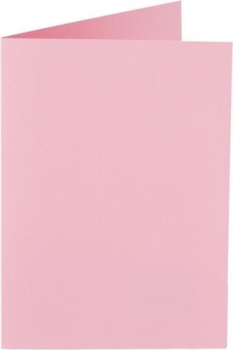 Quadratische Karten Baby Pink 13.2x13.2cm 6 Stück
