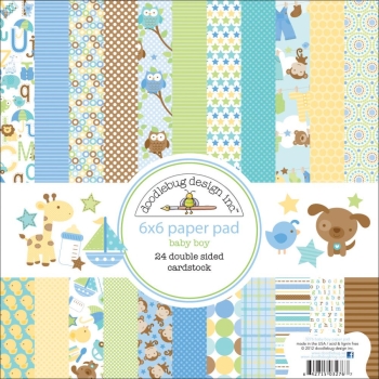 Doodlebug Design Papierblock Snips & Snails Paper Pad 6x6"