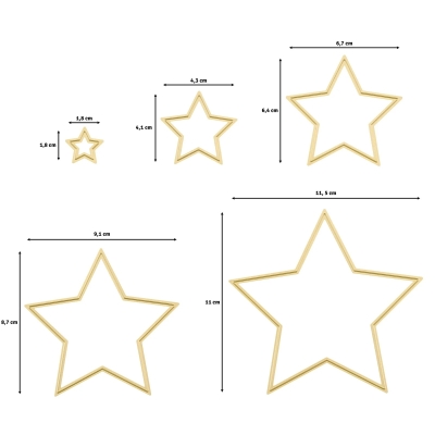 Vaessen Creative Stanzformen Sterne PRE-ORDER Lieferbar ab 03.09.2025