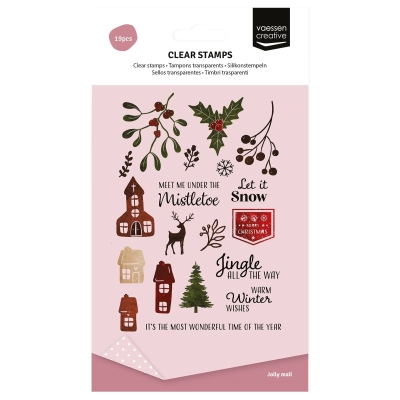 Vaessen Creative Clearstempel Mistletoe PRE-ORDER Lieferbar ab 14.10.2025