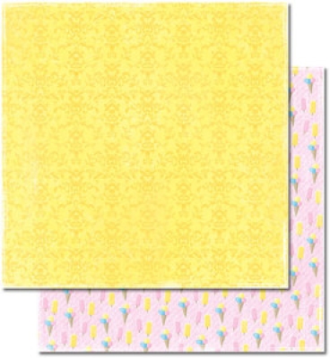 GRATIS! Maja Design Papier Sommartider Citronsorbet 12x12"