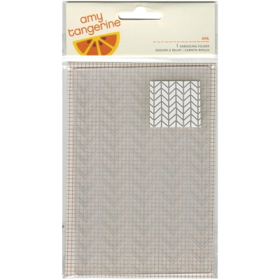 American Crafts - Prägeschablone Amy Tan Rise & Shine Embossing Folder 4x6"