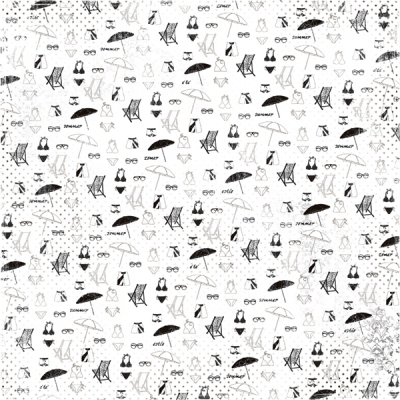 Maja Design Papier Sommartider Strandmode 12x12"