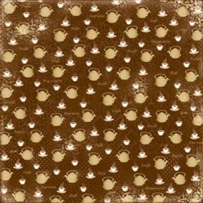 Maja Design Papier Ska vi ta en Fika Kaffe Tack 12x12"