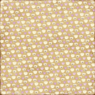 GRATIS! Maja Design Papier Ska vi ta en Fika En Kopp Te 12x12"