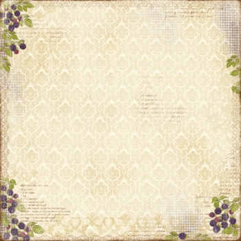 Maja Design Papier Ska vi ta en Fika Björnbärskakor 12x12"