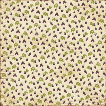 Maja Design Papier Ska vi ta en Fika Björnbärsrutor 12x12"
