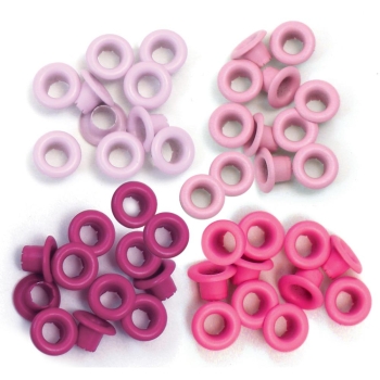 We R Makers Oesen Standard Eyelets pink 60 Stück