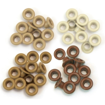 We R Makers Oesen Standard Eyelets Brown 60 Stück