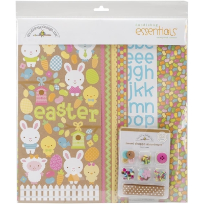Doodlebug Design - Papierkit Essentials Page Kit Easter Parade 12x12"