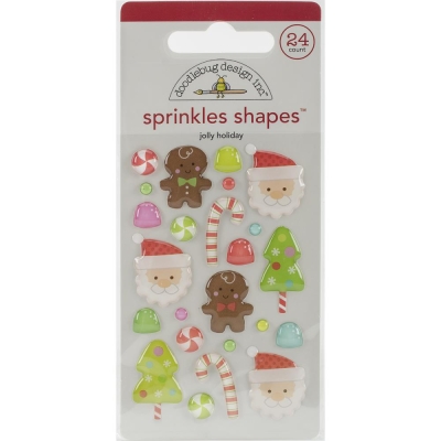Doodlebug Design Sugarplum Sprinkles Shapes Jolly Holiday