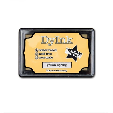 Kulricke Stempelkissen Yellow Spring inkl. Auffüller 10ml