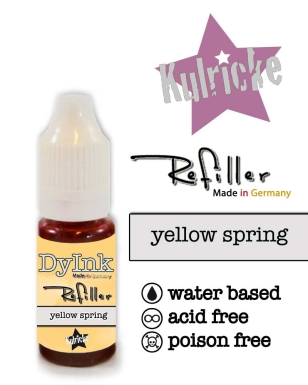 Preview: Kulricke Stempelkissen Yellow Spring inkl. Auffüller 10ml