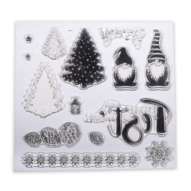 Preview: GRATIS! Rayher Stempel Wichtelweihnacht Clear Stamps 10.5x10.0cm