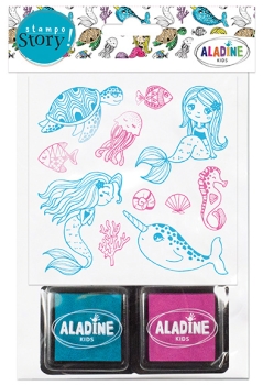 Aladine Clingstempel Stampo Story Mermaids