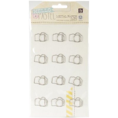 Prima Marketing Metall Clips Kamera 12 Stück