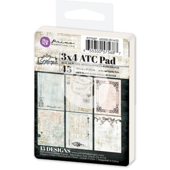 Prima Marketing Epiphany ATC Journaling Note Cards 3x4"