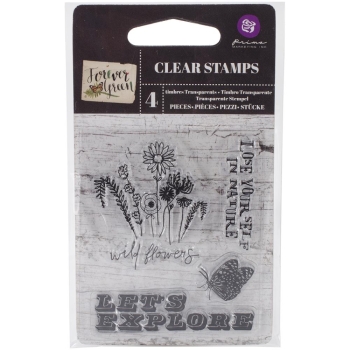 Prima Marketing Clearstempel Forever Green Clear Stamps 6.5x8.0cm
