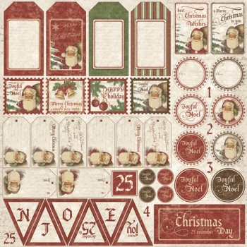 Maja Design It's Christmas Time Die Cut Sheet 12x12"