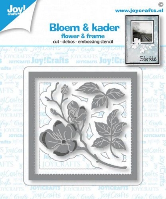 Joy! Crafts Stanzschablonen Flower & Frame 6.5x6.5cm