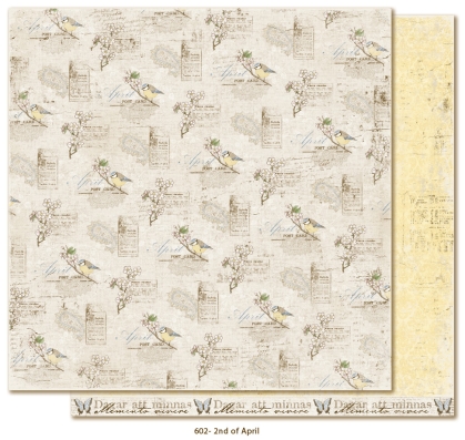 Maja Design Papier Vintage Spring Basics 2nd of April 12x12"