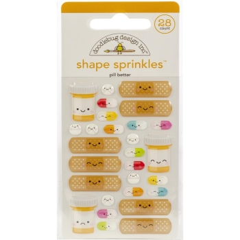 GRATIS! Doodlebug Design Stickers Pill Better Adhesive Shape Sprinkles