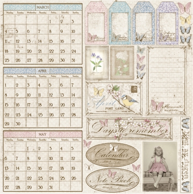 Maja Design Vintage Spring Basics Days to remember 12x12