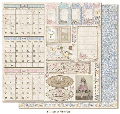 Maja Design Vintage Spring Basics Days to remember 12x12