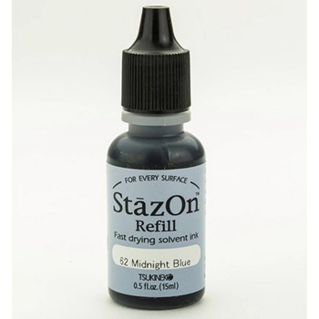GRATIS! Tsukineko StazOn Refill Midnight Blue