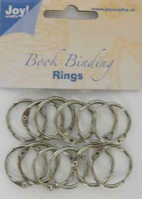 Joy! Crafts Buchbinderringe silber 2.5cm 12 Stück