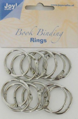 Joy! Crafts Buchbinderringe Silber 3.0cm 12 Stück
