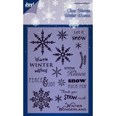 Joy! Crafts Clearstempelset Winter Wishes