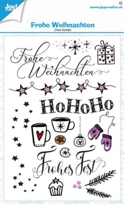 Joy! Crafts Clearstempel Weihnachtstexte A6 10.0x14.0cm