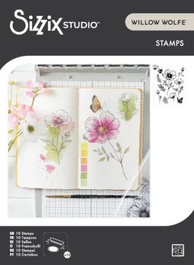 Sizzix Clear Stamps Willow Wolfe Cosmo and Butterflies PRE-ORDER Lieferbar ab 29.04.2026