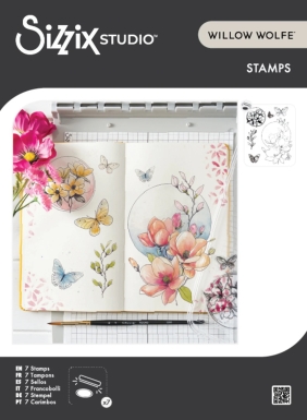 Sizzix Clear Stamps Willow Wolfe Magnolia PRE-ORDER Lieferbar ab 29.04.2026