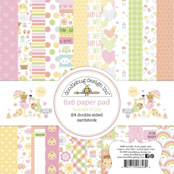 Doodlebug Design Papierblock Bundle of Joy Paper Pad 6x6
