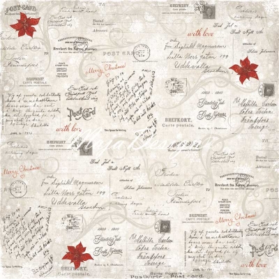 Maja Design Papier A Gift for You Handwritten Post Card 12x12"