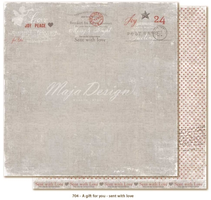 Maja Design Papier A Gift for You Sent with Love 12x12"
