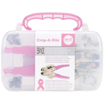 We R Memory Keepers Crop-A-Dile Punch Kit Pink