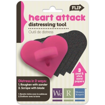 We R Memory Keepers - Sweetheart Distressing Tool With Blade 2.5"X2"