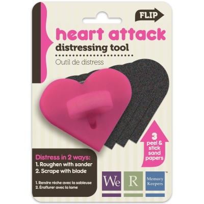 We R Makers Sweetheart Distressing Tool With Blade 2.5"X2"