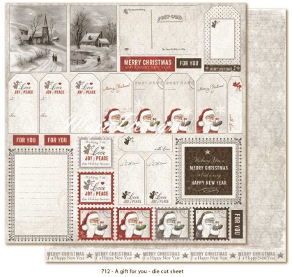Maja Design Papier A Gift for You Die cuts sheet 12x12"