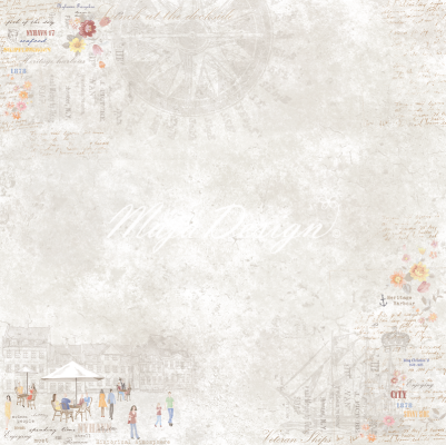Maja Design Papier Nyhavn Heritage Harbour 12x12"