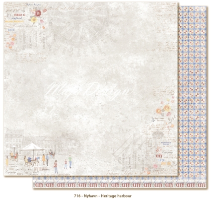 Maja Design Papier Nyhavn Heritage Harbour 12x12"