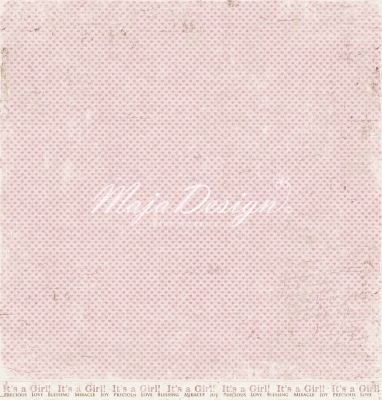Maja Design Vintage Baby It's a girl 12x12"
