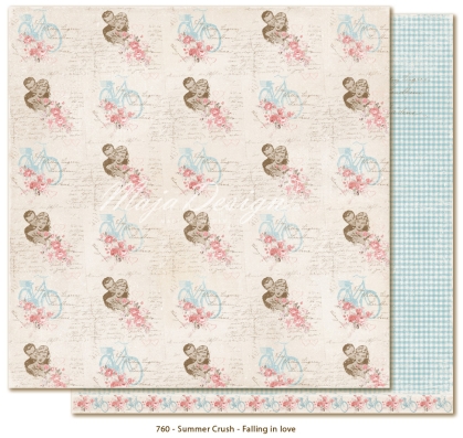 GRATIS! Maja Design Papier Summer Crush Falling in love 12x12"