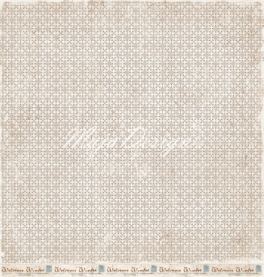 Maja Design Home for the Holidays Welcome winter Scrapbookingpapier 12x12"