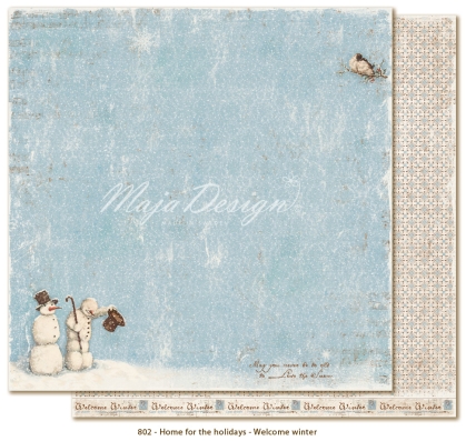 Maja Design Home for the Holidays Welcome winter 12x12"